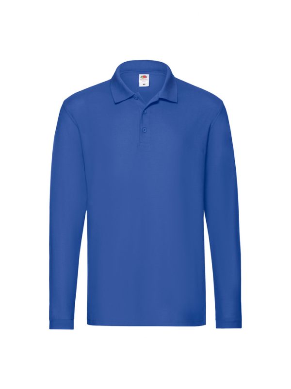 Fruit of Loom Premium Long Sleeve Polo (Clearance) - Image 5