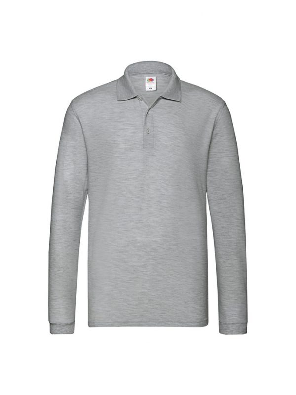 Fruit of Loom Premium Long Sleeve Polo (Clearance) - Image 6