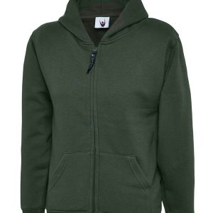 Alternative view of UC506 Children's Classic Full Zip Hooded Sweatshirt