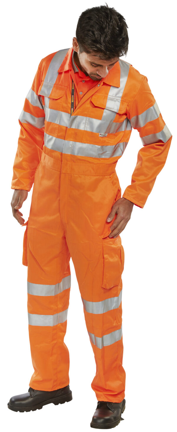 Hi-Vis Coverall Glowtex (760D)