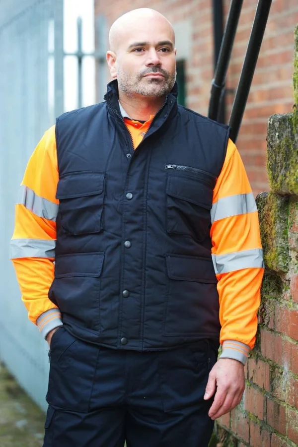 Warrior Detroit Body Warmer, Navy (Clearance)
