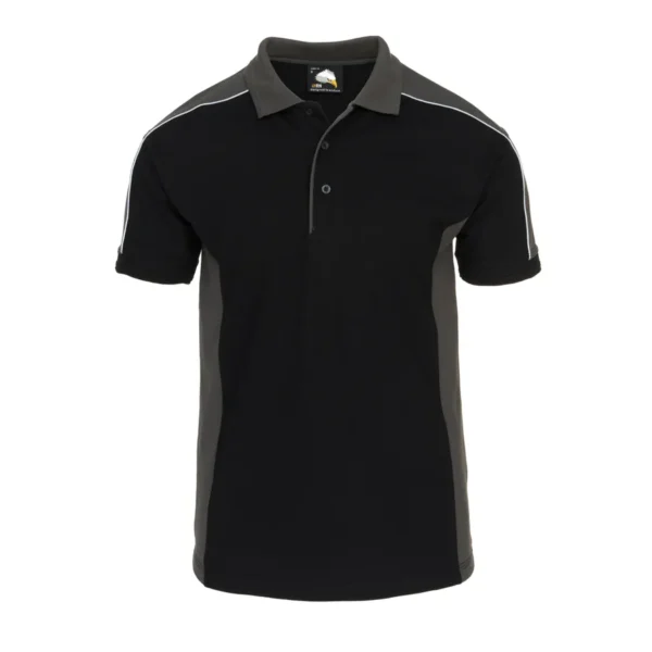 1188 Avocet Two Tone Polo shirt ORN - Image 2