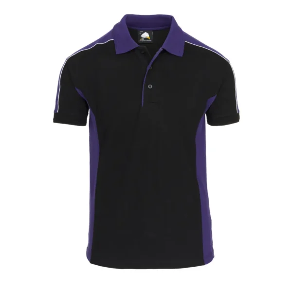 1188 Avocet Two Tone Polo shirt ORN - Image 3
