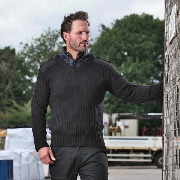 120V V-Neck Combat Jumper