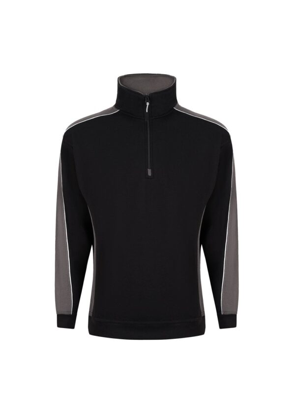1288 Avocet 1/4 Zip Sweatshirt ORN - Image 2