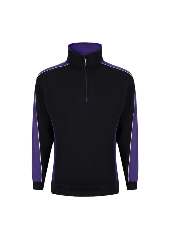 1288 Avocet 1/4 Zip Sweatshirt ORN - Image 3