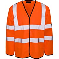 Alternative view of UC802 Long Sleeve Hi Viz Waist Coat