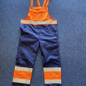 Navy and Orange Hi Vis Bib and Brace (Clearance)