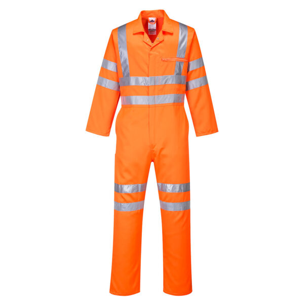 RT42 Hi-Vis Polycotton Service Coverall - Image 2