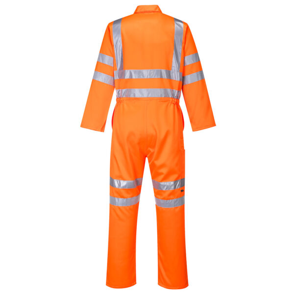 RT42 Hi-Vis Polycotton Service Coverall - Image 3