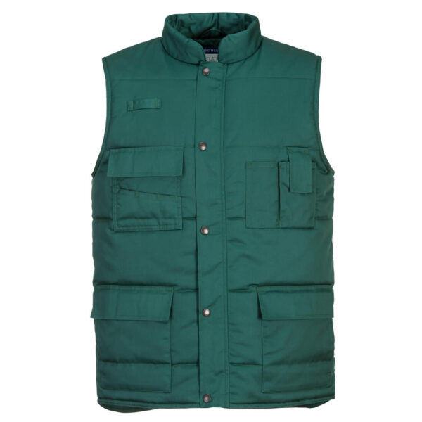 S414 Portwest Bodywarmer BOTTLE GREEN (Clearance)