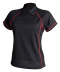LV371 Women's piped performance polo Finden Hales - Image 12