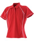 LV371 Women's piped performance polo Finden Hales - Image 6