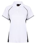 LV371 Women's piped performance polo Finden Hales - Image 4