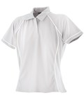 LV371 Women's piped performance polo Finden Hales - Image 3
