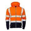 31881 Two tone Zipped Hooded Sweatshirt (318xx)