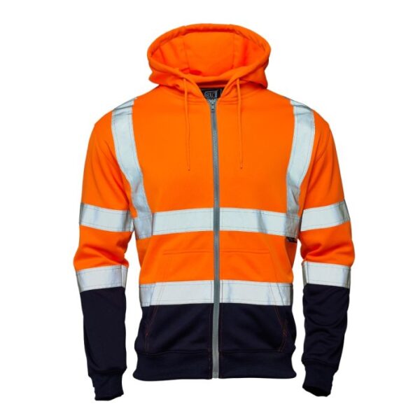 31881 Two tone Zipped Hooded Sweatshirt (318xx)