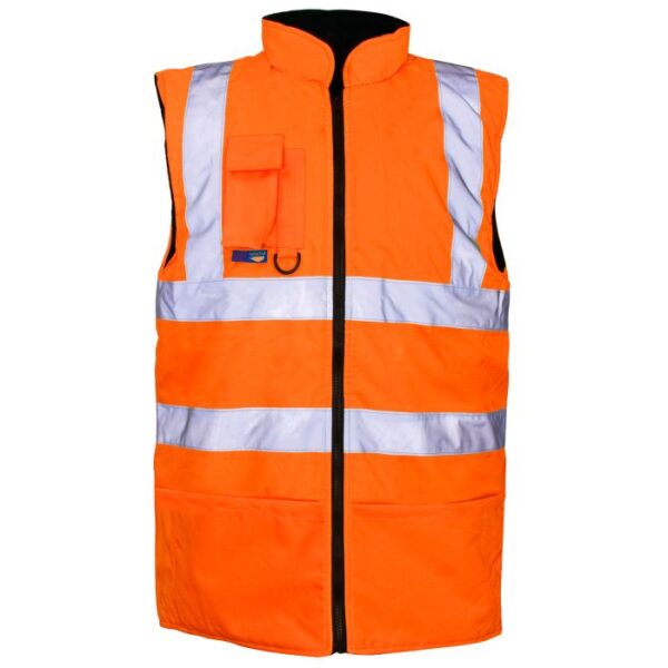 36781 Hi Vis Reversible Body Warmer (H40)