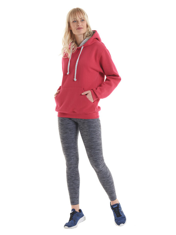 UC507 Contrast Hooded Sweatshirt