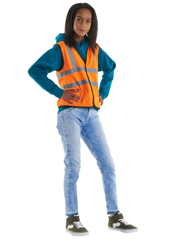 UC806 Childrens Hi Viz Waistcoat