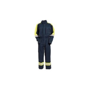 Tranemo 5716 Cantex 57 Flame Retardant Boilersuit ARC (Navy/High Vis Yellow)